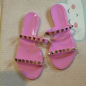 Pink Size 5 Jelly Shoes New